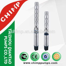 6SP 3.0KW 4.0HP 30m3/h S.S agricultural irrigation three phase High performance deep well electric submersible pump
